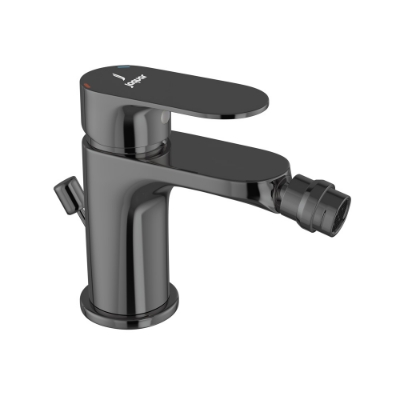Picture of Single Lever Bidet Mixer with Popup Waste - Black Chrome 