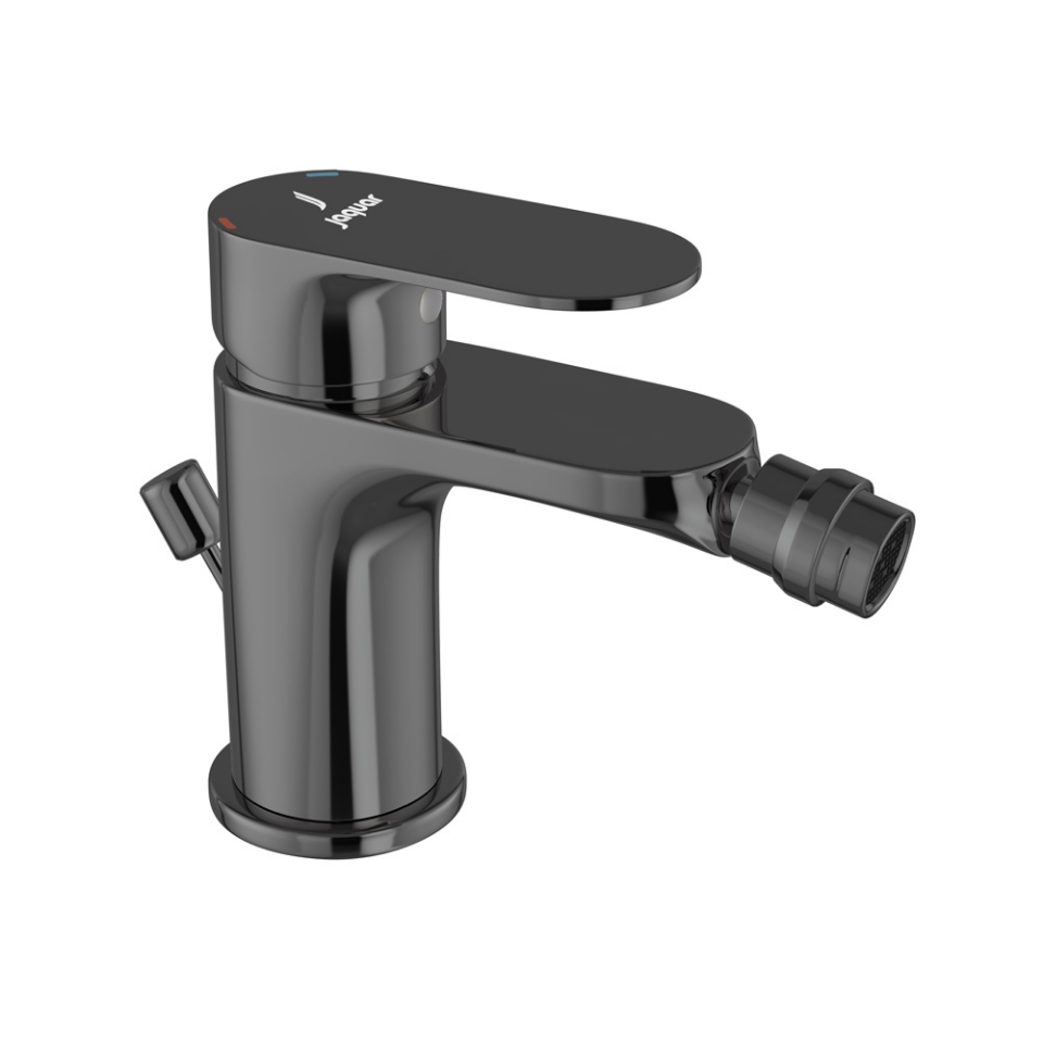 Picture of Single Lever Bidet Mixer with Popup Waste - Black Chrome 