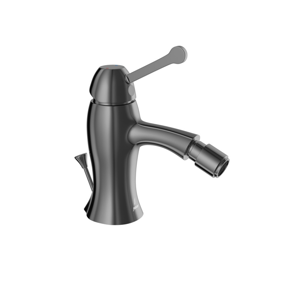 Picture of Single Lever Bidet Mixer with Popup Waste - Black Chrome 