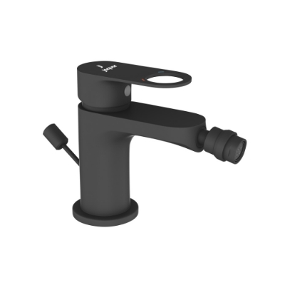 Picture of Single Lever Bidet Mixer with Popup Waste - Black Matt 
