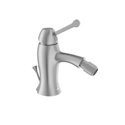 Picture of Single Lever Bidet Mixer with Popup Waste - Stainless Steel 