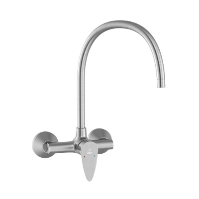 Picture of Single Lever Sink Mixer - Stainless Steel 