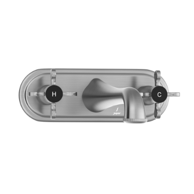 Picture of Built-in Two In-wall Stop Valves - Stainless Steel 