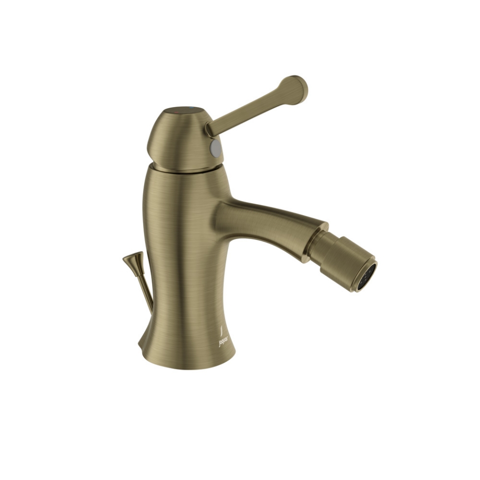 Picture of Single Lever Bidet Mixer with Popup Waste - Antique Bronze 