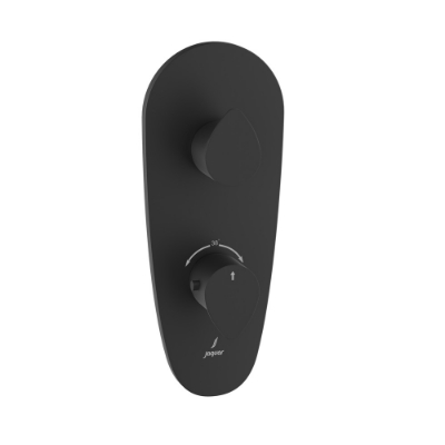 Picture of Aquamax Thermostatic Shower Mixer - Black Matt 