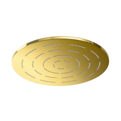 Picture of Single Function Round Shape Maze Overhead Shower - Gold Bright PVD