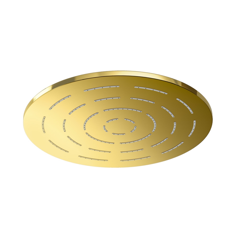Picture of Single Function Round Shape Maze Overhead Shower - Gold Bright PVD