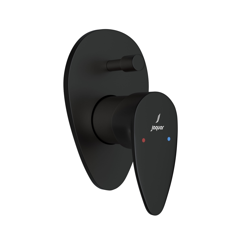 Picture of Exposed Part Kit of Single Lever Hi Flow In-wall Diverter - Black Matt 