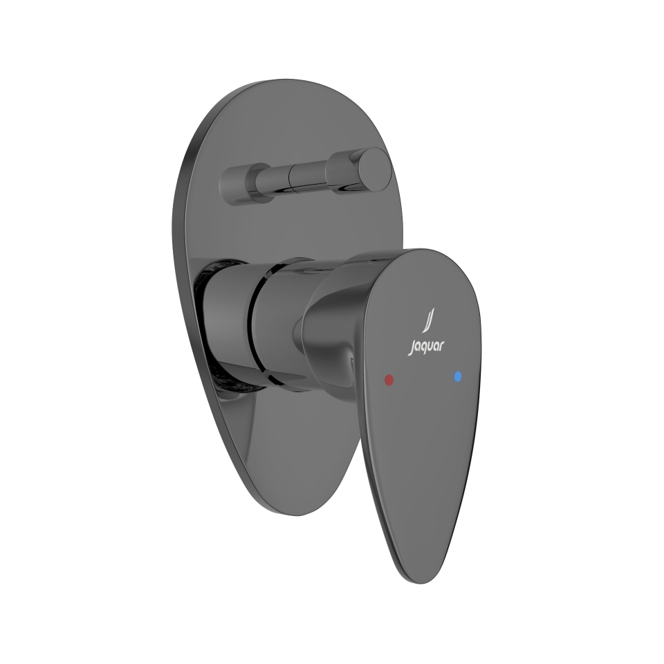 Picture of Exposed Part Kit of Single Lever Hi Flow In-wall Diverter - Black Chrome 