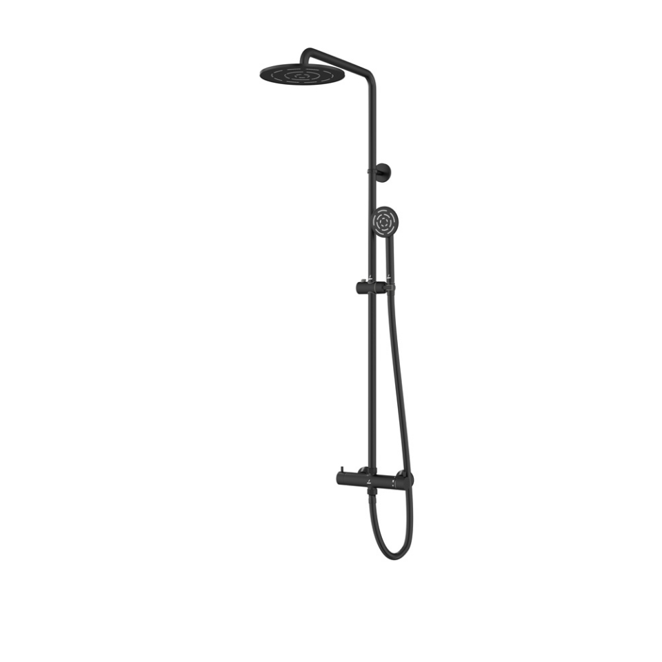 Picture of Multifunction Thermostatic Shower Valve - Black Matt