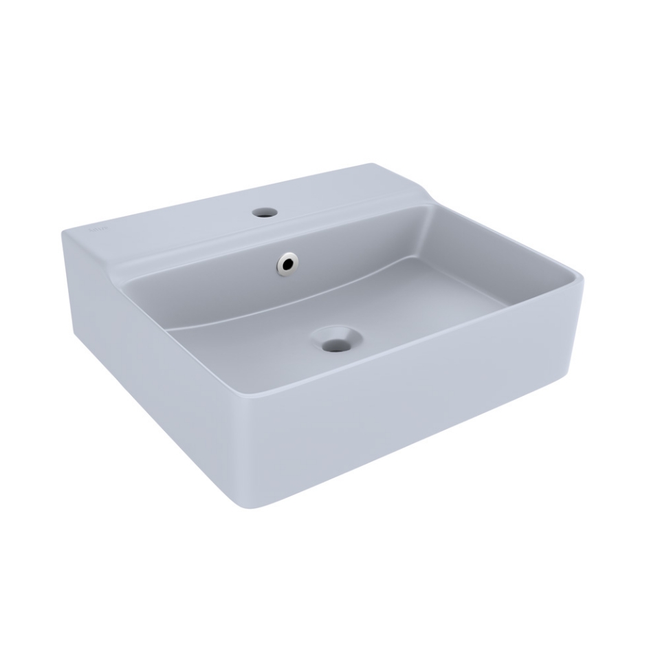 Picture of Thin Rim Table Top Basin - Ice Blue Matt