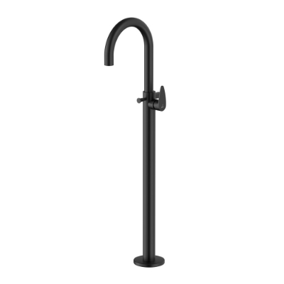 Picture of Vignette Prime Exposed Parts of Floor Mounted Single Lever Bath Mixer - Black Matt 