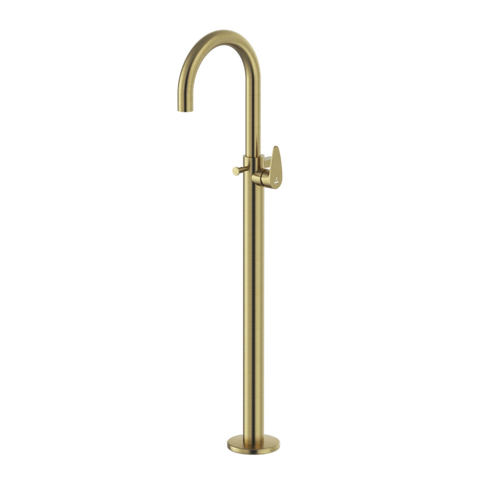 Picture of Vignette Prime Exposed Parts of Floor Mounted Single Lever Bath Mixer - Antique Bronze 