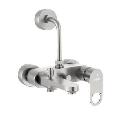 Picture of Single Lever Bath & Shower Mixer 3-in-1 System - Stainless Steel 