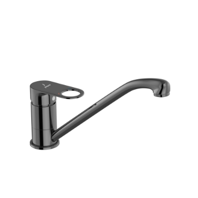 Picture of Single Lever Mono Sink Mixer - Black Chrome 