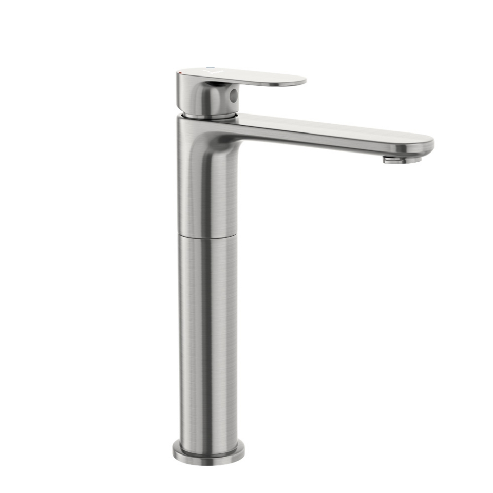 Picture of Single Lever High Neck Basin Mixer - Stainless Steel 