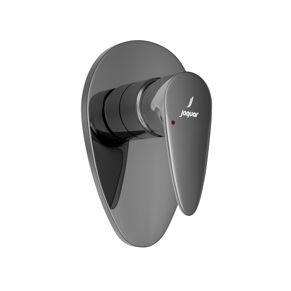 Picture of Exposed Part Kit of Single Lever In-wall Manual Valve - Black Chrome 