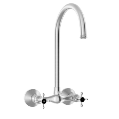 Picture of Sink Mixer with Regular Swivel Spout - Stainless Steel 