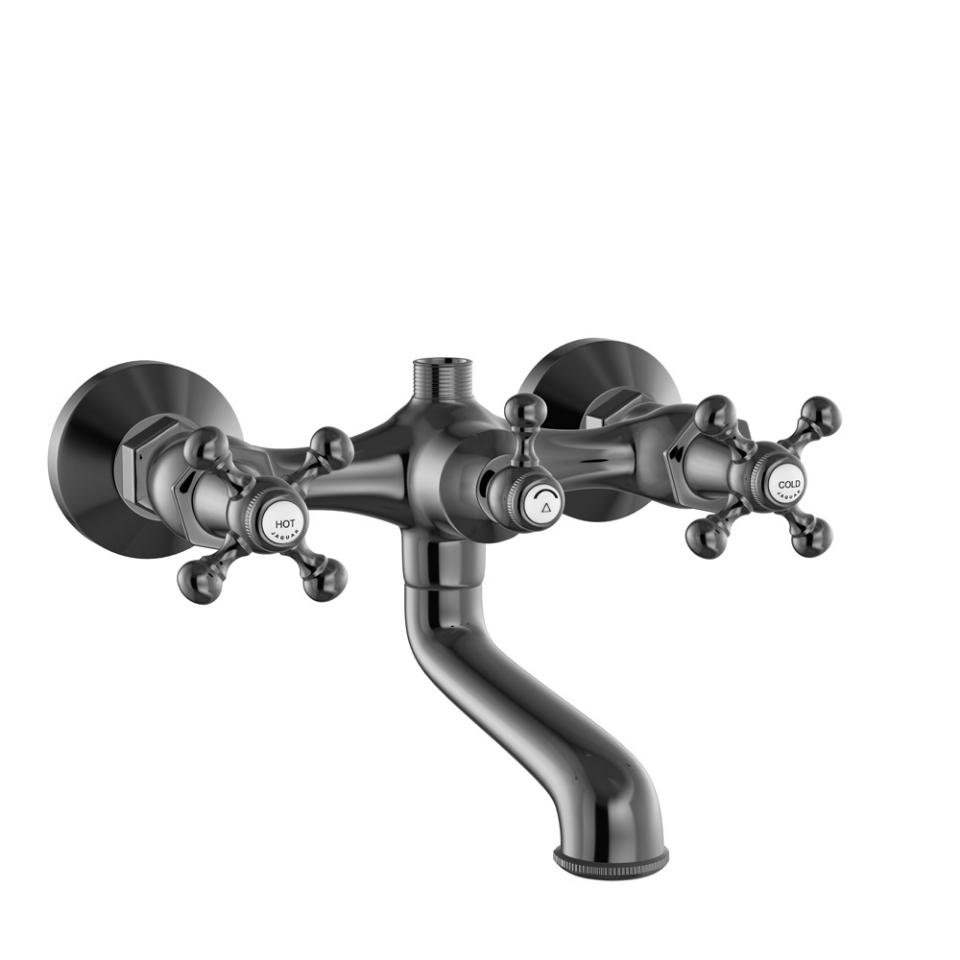Picture of Bath & Shower Mixer - Black Chrome 