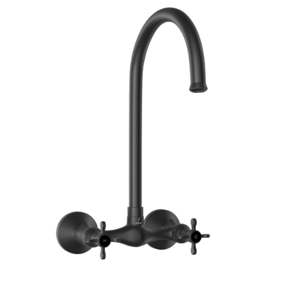 Picture of Sink Mixer with Regular Swivel Spout - Black Matt 