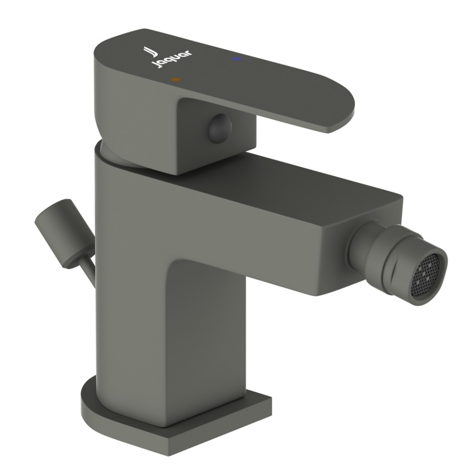 Picture of Single Lever Bidet Mixer with Popup Waste - Graphite 