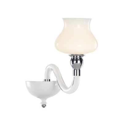 Picture of White Pitcher Wall Lamp