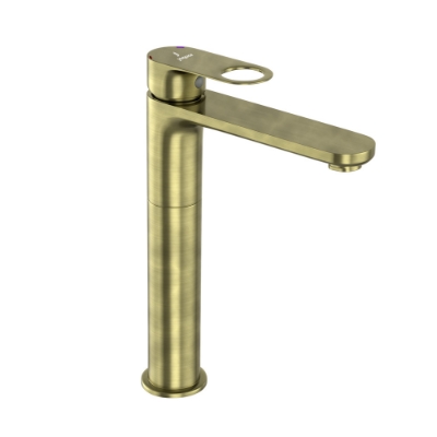 Picture of Single Lever High Neck Basin Mixer - Antique Bronze 
