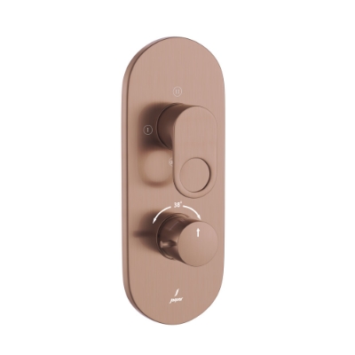 Picture of Aquamax Thermostatic Shower Mixer - Antique Copper 