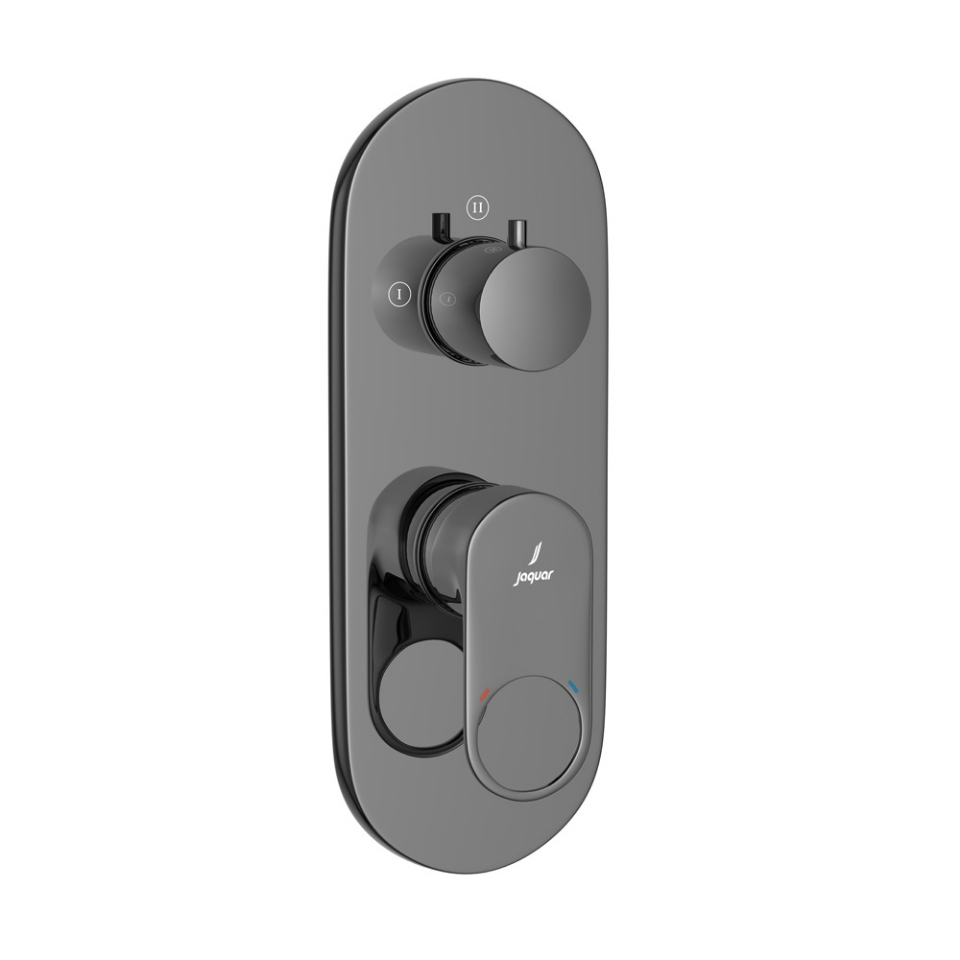 Picture of Aquamax Single Lever Shower Mixer - Black Chrome 