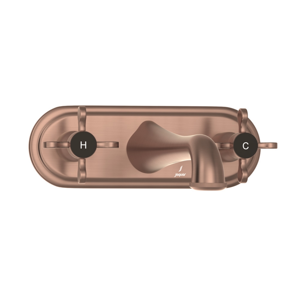 Picture of Built-in Two In-wall Stop Valves - Antique Copper 