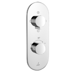 Picture of Aquamax exposed part kit of thermostatic shower mixer - Chrome