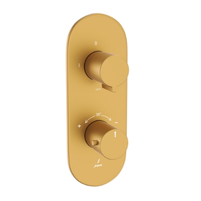 Picture of Aquamax Thermostatic Shower Mixer - Gold Matt PVD 