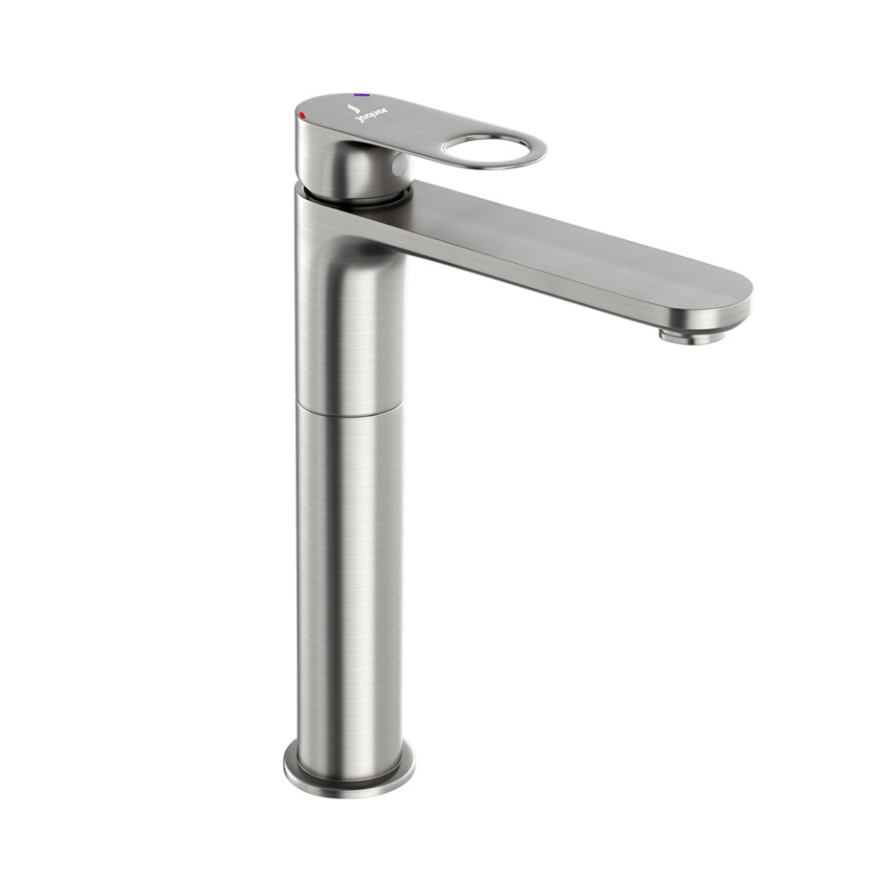 Picture of Single Lever High Neck Basin Mixer - Stainless Steel 